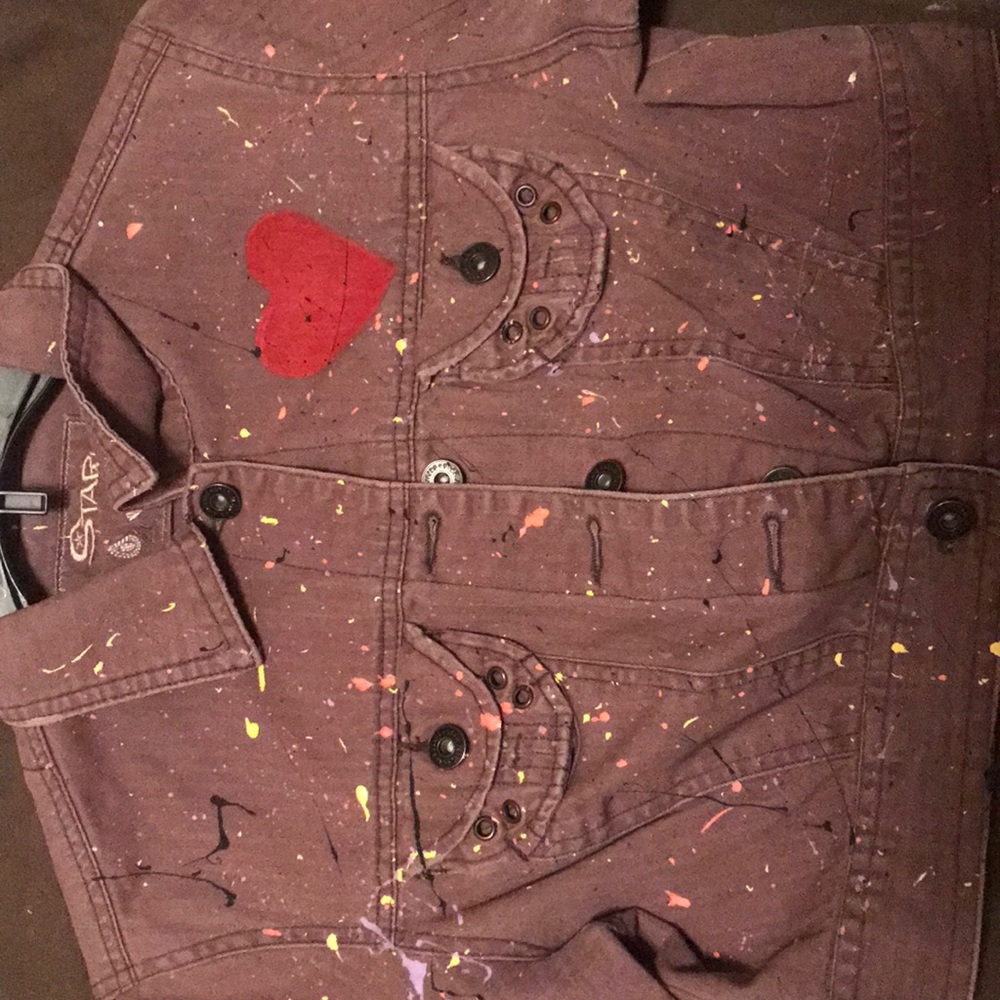 Handpainted Denim Jacket - Picture 6 of 8